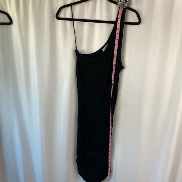 New L’Space Alana Black One Shoulder Mini Dress Woman’s Sz Large NWOT - Picture 11 of 14
